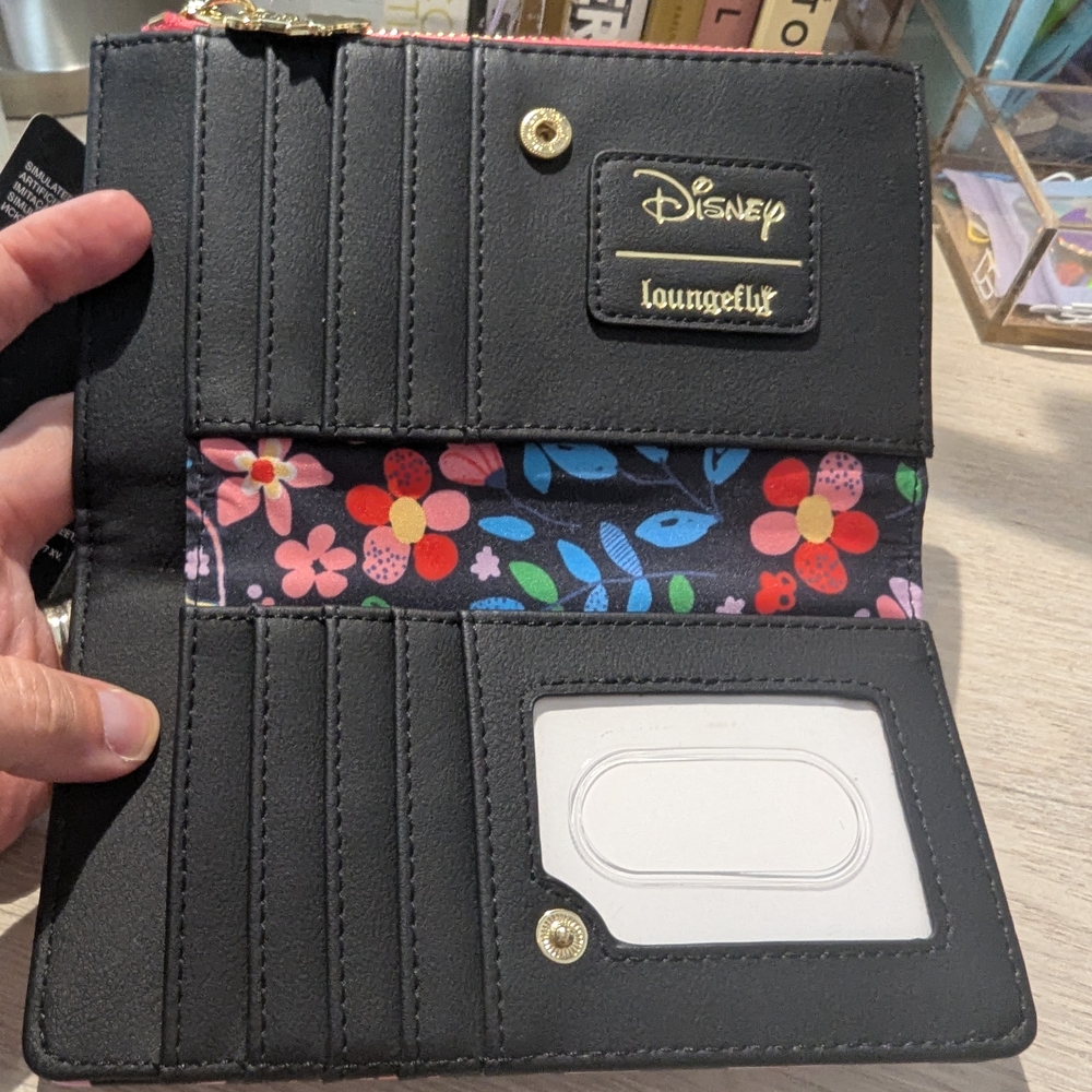 Loungefly Wallet: Alice & Wonderland Wildflower NWT - Picture 8 of 16